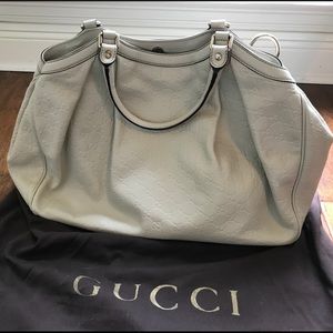 Authentic Gucci Sukey Tote Large Taupe